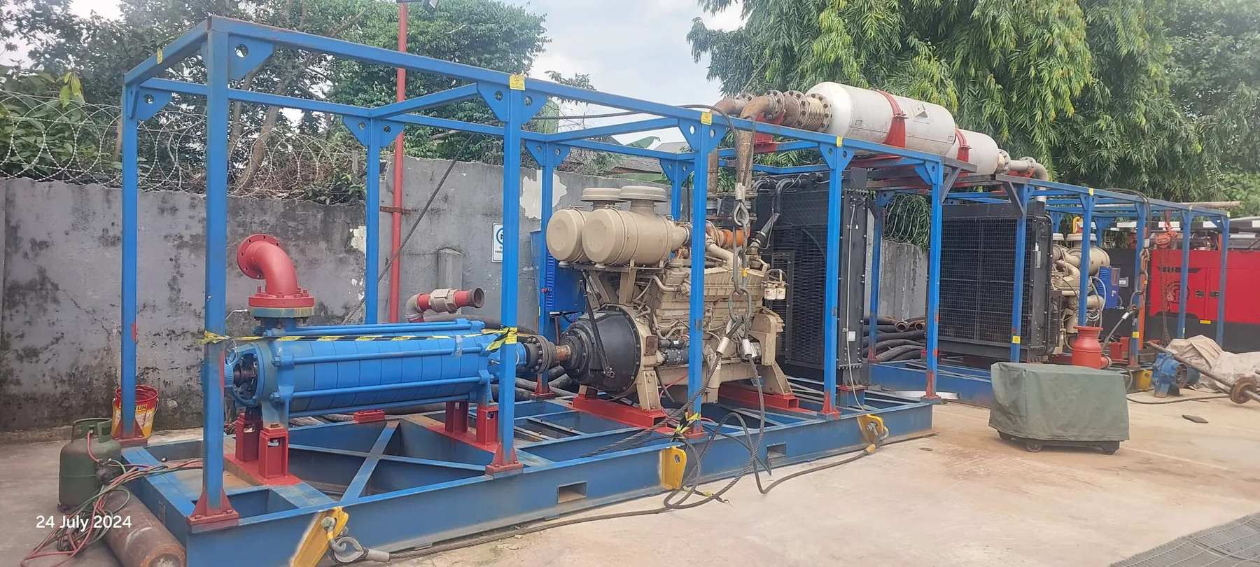 Pipeline service equipment prepared at Supanova's facility
